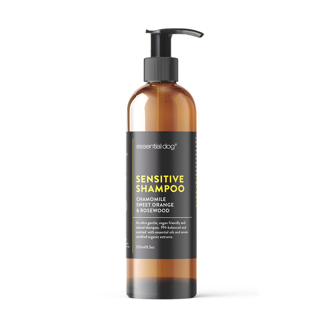 Natural Sensitive Dog Shampoo (Chamomile, Sweet Orange and Rose Wood) Pico X